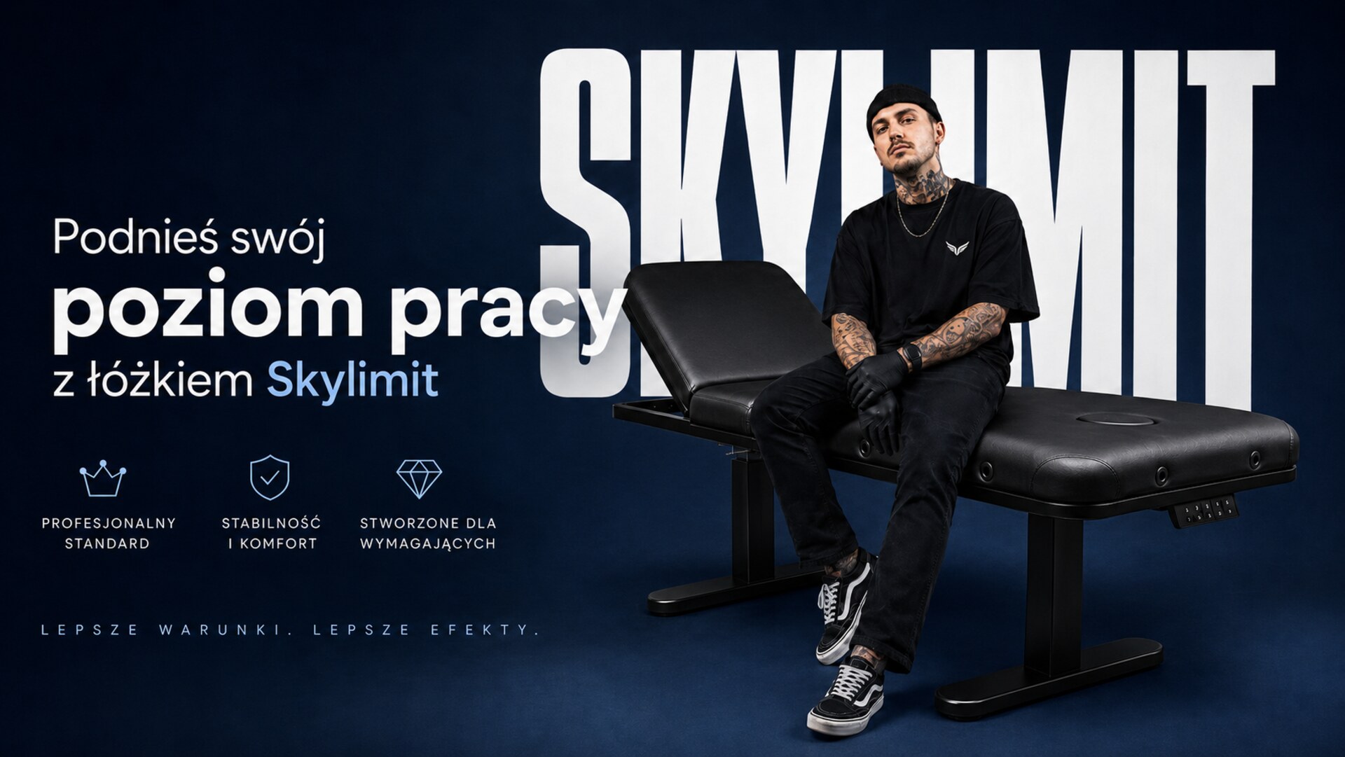 Podnieś swój poziom pracy z łóżkiem Skylimit